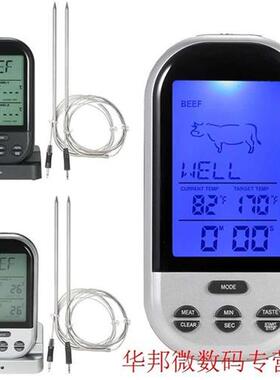 BBQ Thermometer Wireless Kitchen Oven Food Cooking Grill Smo