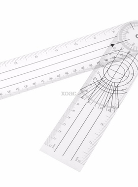 Userful Multi-Ruler 360 Degree Goniometer Angle Spinal Ruler