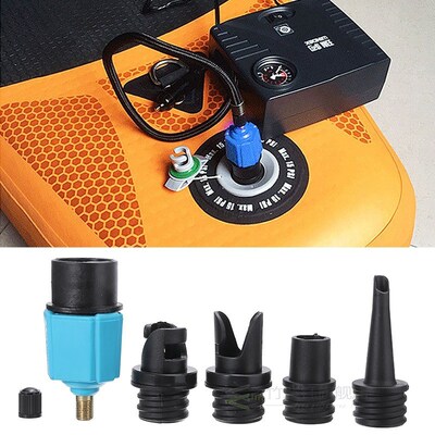 SUP Inflatable Boat Dinghy Paddle Board Air Valve Pump Adapt