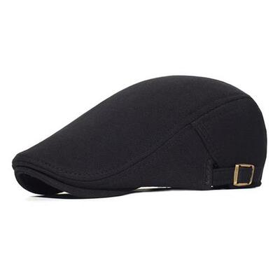 Cotton Adjustable Newsboy Caps Men Woman Casual Beret Flat I
