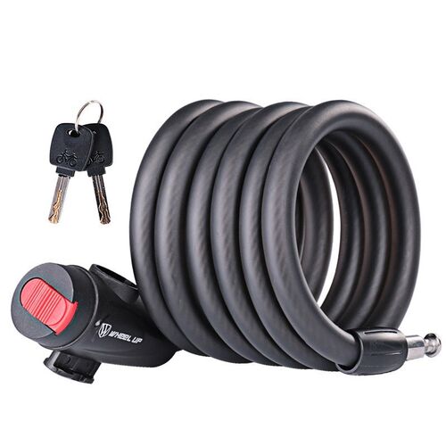 Bike Lock 1.2m 1.8m Anti Theft Bicycle Accessories Portable