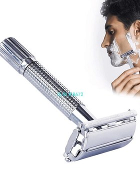 Safety Double Edge Razor For Men Barber Straight Razor Men&#