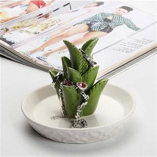 Aloe Jewelry Stand Plate Dressing Table Storage Plate