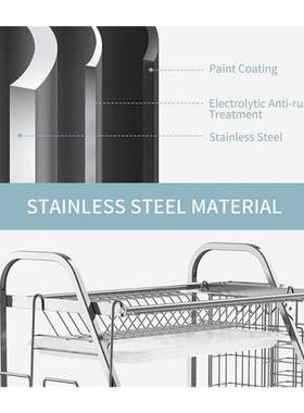 Dish Drying Racks, Stainless Steel Dish Rack Dish Drainer Ki