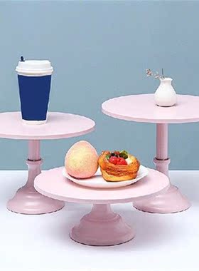 4 Style Metal Cake Stand Dessert Snack Fruit Plate Tissue