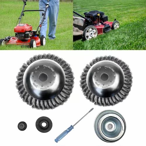 6/8 Inches Steal Wire Brush Cutter Trimmer Head Washer Maint