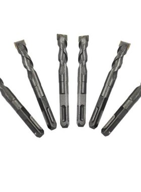 6pcs/Lot Alloy Metal Square Handle Four-hole Quarry Bit Conc