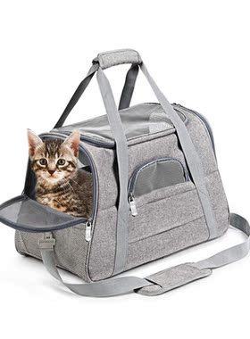 Soft Pet Carriers Portable Breathable Foldable Bag Cat Dog C