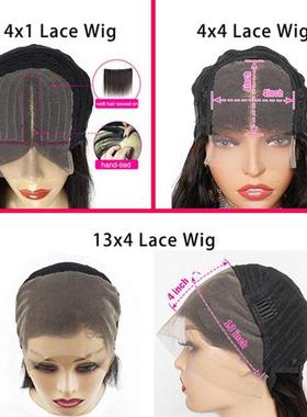 13*4 Lace Frontal Wigs Body Wave Remy Peruvian Human Hair Wi