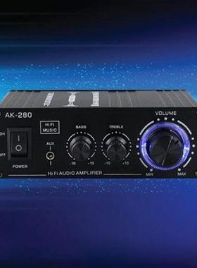 AK-280 Digital Amplifiers HiFi Bass Stereo Mini Audio
