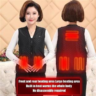 Intelligent Headed Waistcoat Men Women Winter Heated Jacket
