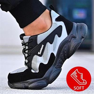 Safety Work Shoes Men Anti-Smashing Indestructible Steel Toe