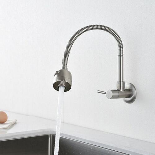 Brushed Nickel Wall Mount Kitchen Filler Laundry Stainless S