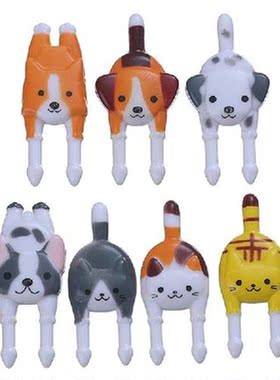 6/7/8/50/100pcs Cute Mini Animal Cartoon Food Picks