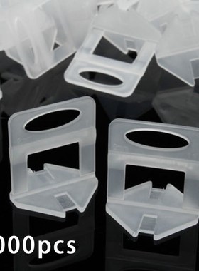 500/1000 Pcs Reusable Flat Tile Leveling System Clips 2mm Wa