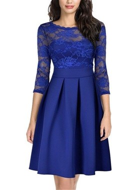 Vintage lace evening dress cocktail dresses bud silk dress