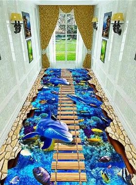 Modern Fashion Home Decor Corridor Mat Flannel Bedroom