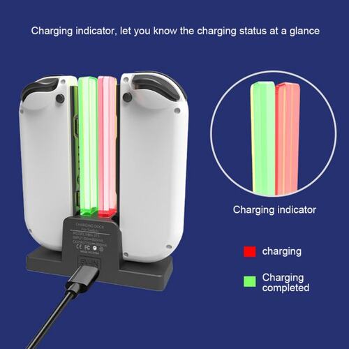 Gamepad Charger Stand Charging Dock Game Pad Dual Station No