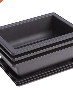 10 Packs Bonsai Training Pots with Tray Plastic Bonsai Plant