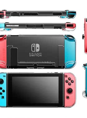 Detachable Crystal PC Transparent Case For Nintendo Nintend