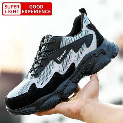 Safety Work Shoes Men Anti-Smashing Indestructible Steel Toe