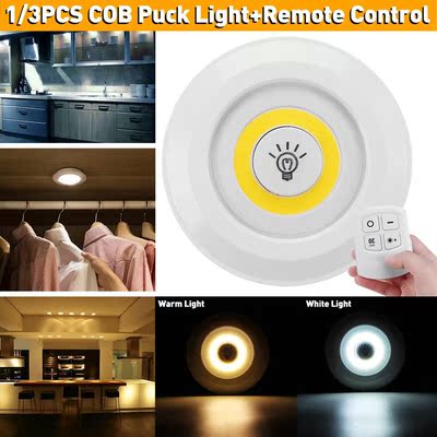 LED Under Cabinet Lights Wireless Infrared Night Light Batte