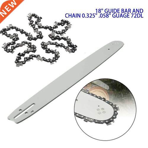 High Quality 18 Guide Bar Chain 0.325 .058 Guage 72DL For