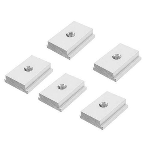 5Pcs M6/ M8 T Slot Nut T-Track Sliding Nut 适用于 Woodworkin