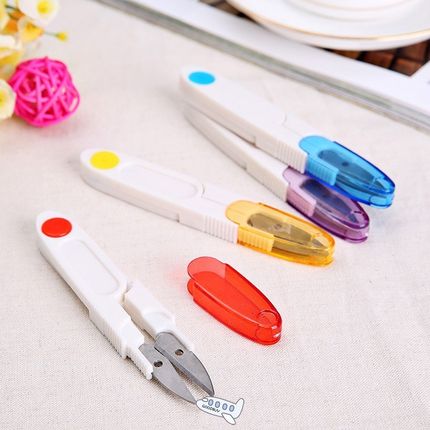 1Pc DIY Stainless Steel Cross Stitch Needlework Scissors Wit