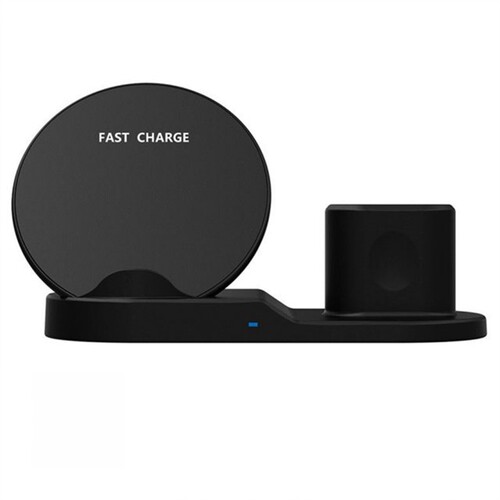 3 In 1 Desktop Portable Charging Station Qi Wireless Charger