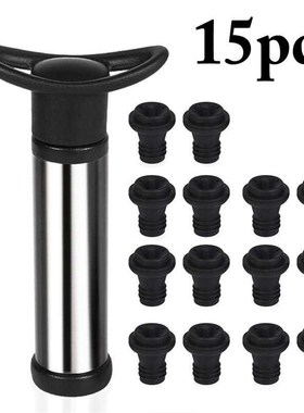 Wine Saver Vacuum Pump with 8pcs 14 pcs Vacuum Bottle Stoppe