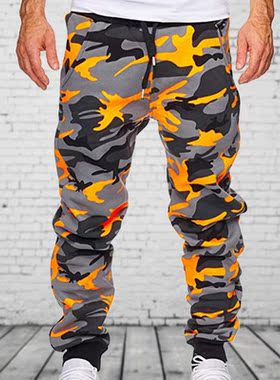 New Cotton Mens Jogger Autumn Pencil  Pants 2021 Men Camoufl