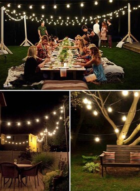 NEW 20/30/50 LED Crystal ball LED Solar Lamp Power LED Stri