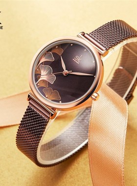 Shengke New Design Women Watches Elegant 32 MM Dial Blue Me