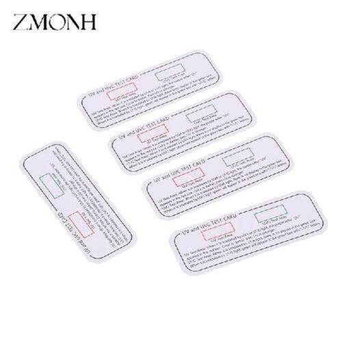 10pcs/lot Light Test Cards UVA UVC Test Cards Light