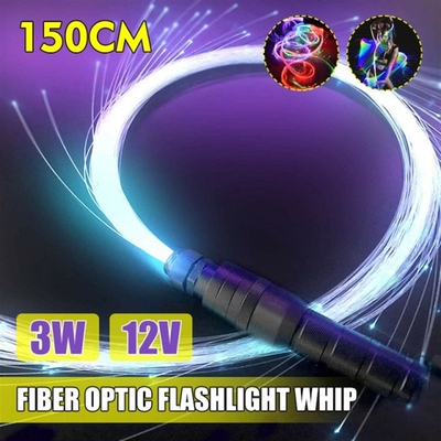 SMUXI 150CM LED Fiber Optic Whip 360° Rotation More Modes a