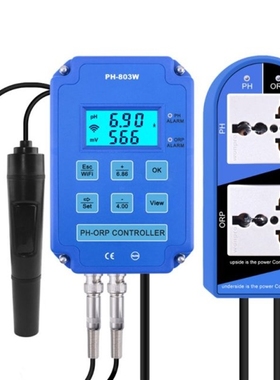 Newest 2-in-1 PH ORP Redox Controller Wifi Output Power Rela