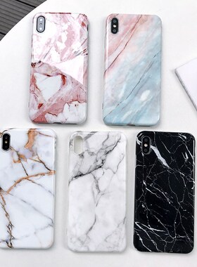 Marble X Cases For iphone X XS Max Case Soft TPU Back Cover