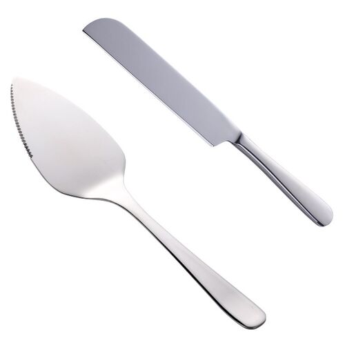 2PCS/Set Cake Shovel Cutter Stainless Steel Cheese Pizza Pie