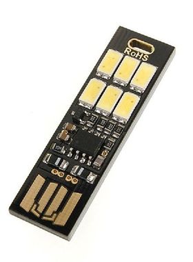 Soshine Portable Mini USB Power 6 LED Light Bar Light Lamp