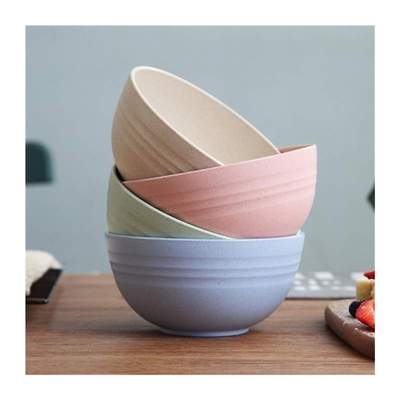 Wheat Straw Dinnerwares Set with Cup Dinner Plate Bowl Set R