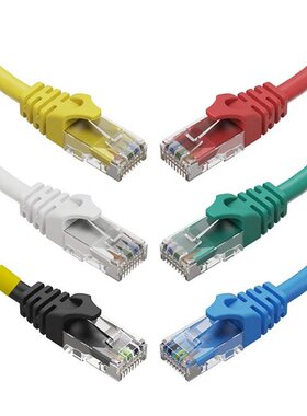 Cat6 Ethernet Cable, 10 Feet (6 Pack) LAN, Utp Cat 6, RJ45,
