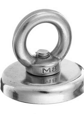 Recovery Magnet Hook Detector Salvage Magnet 48*40mm For Sea