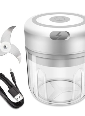 250ml Electric Garlic Chopper Masher Mini Cordless Food Chop