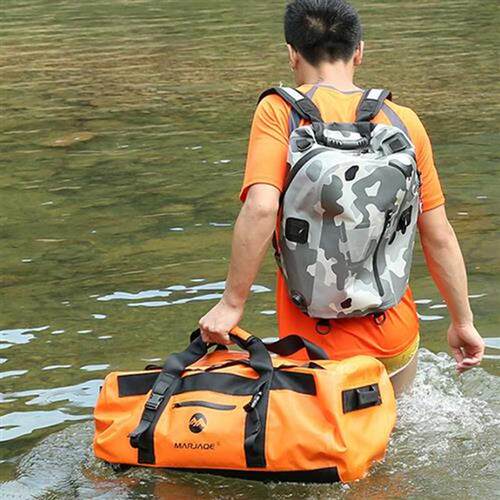 30L-90L Waterproof Kayak Duffel Bag Dry Saddle Luggage Stora