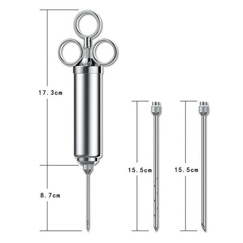 Marinade Injector Meat Syringe Flavour Steak Chicken Turkey