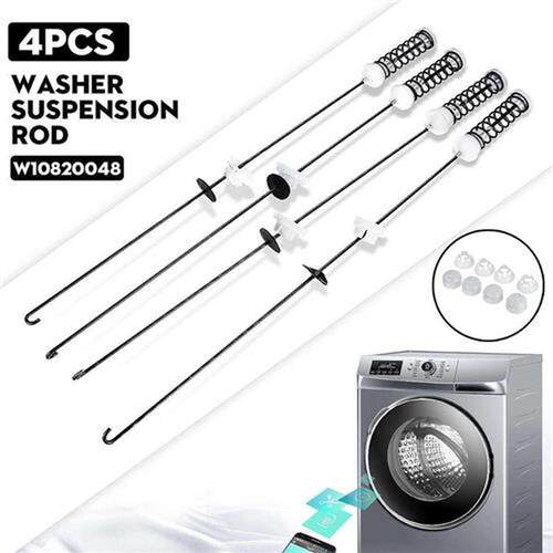 4Pcs Washing Machine Suspension Rods Tools Kit AP5971398 PS1