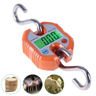 150kg Mini Hanging Weight Scale Heavy Duty Hook Hang  Indust