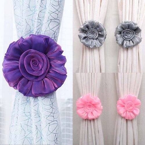 Curtain Tieback Flower Candle Holders for Decoration Window