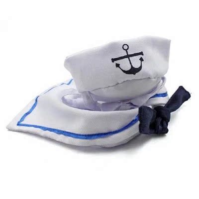 2018 Lovely Stylish Navy And Sailor Style Hat Plus Scarf